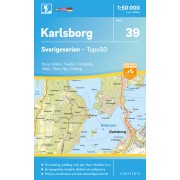 39 Karlsborg Sverigeserien 1:50 000